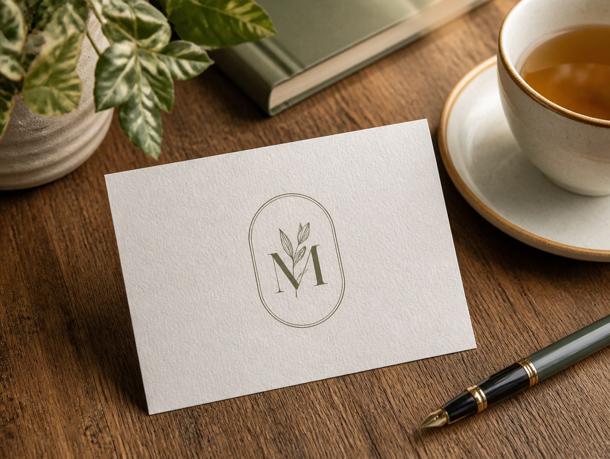 AI-generated note card mockup sample
