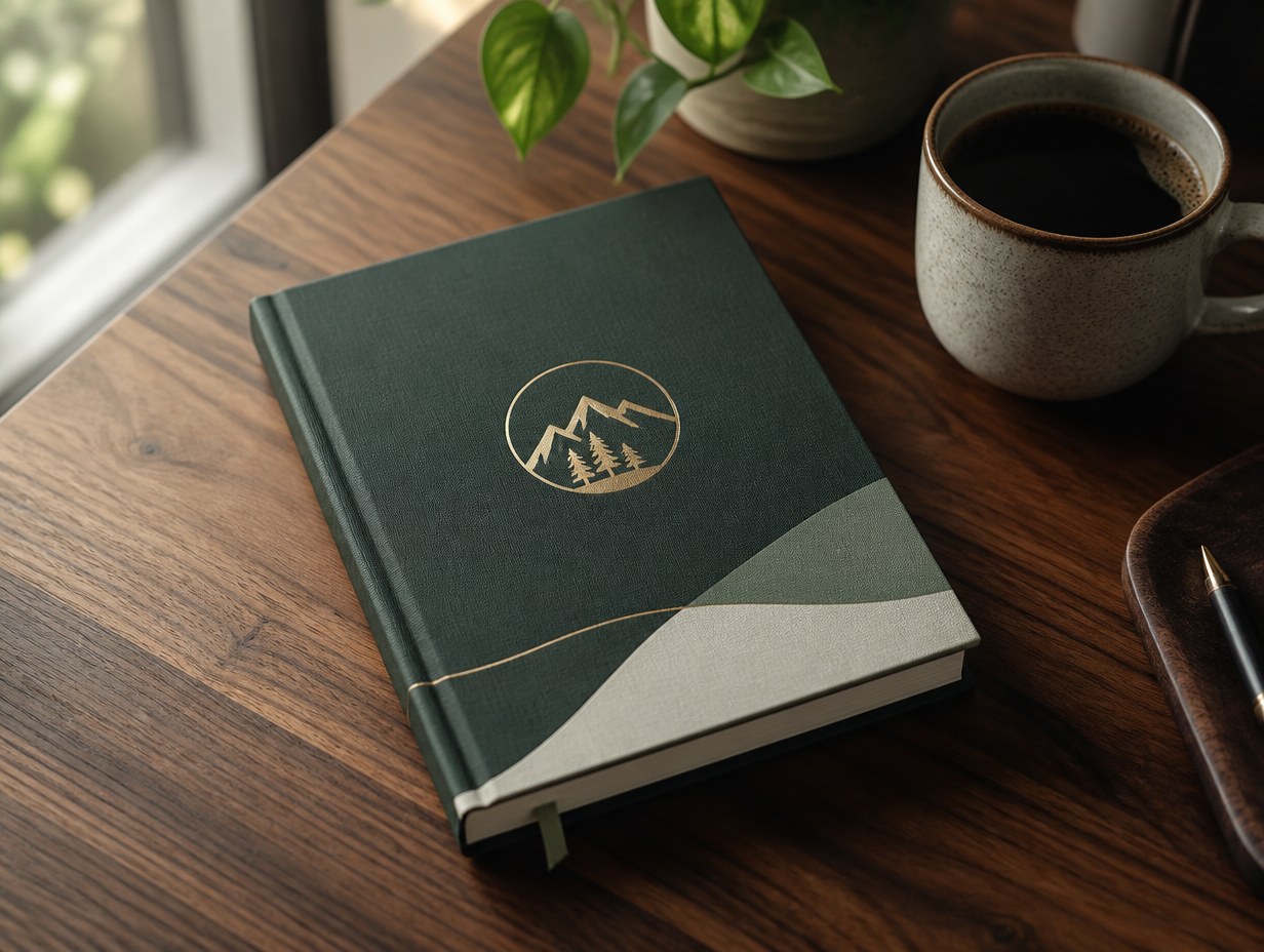 Notebook mockup example