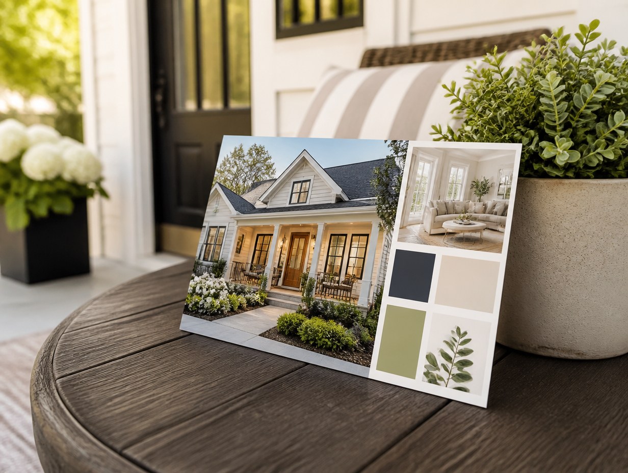 Open House Invitation mockup example