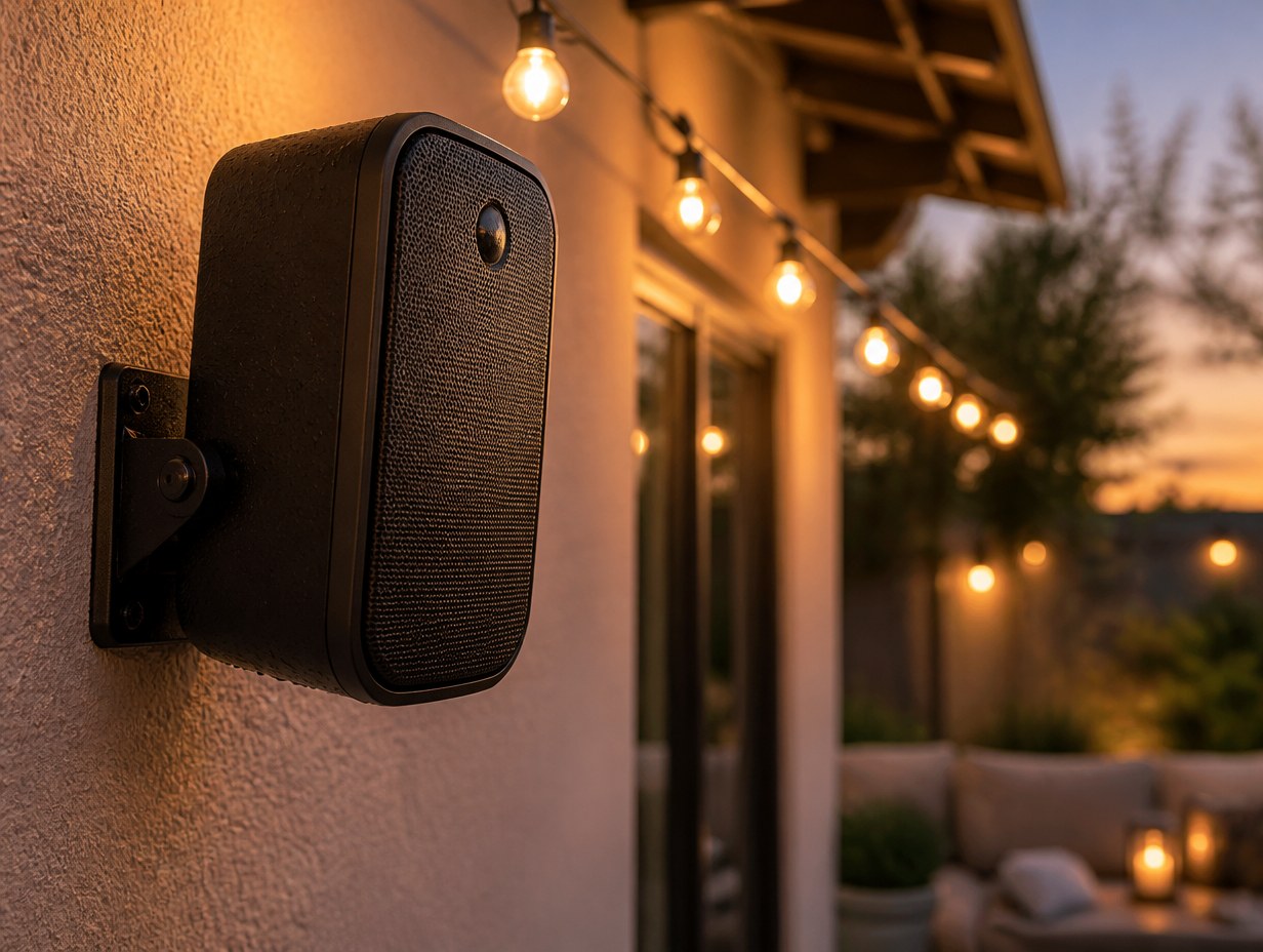 Outdoor Speaker mockup example