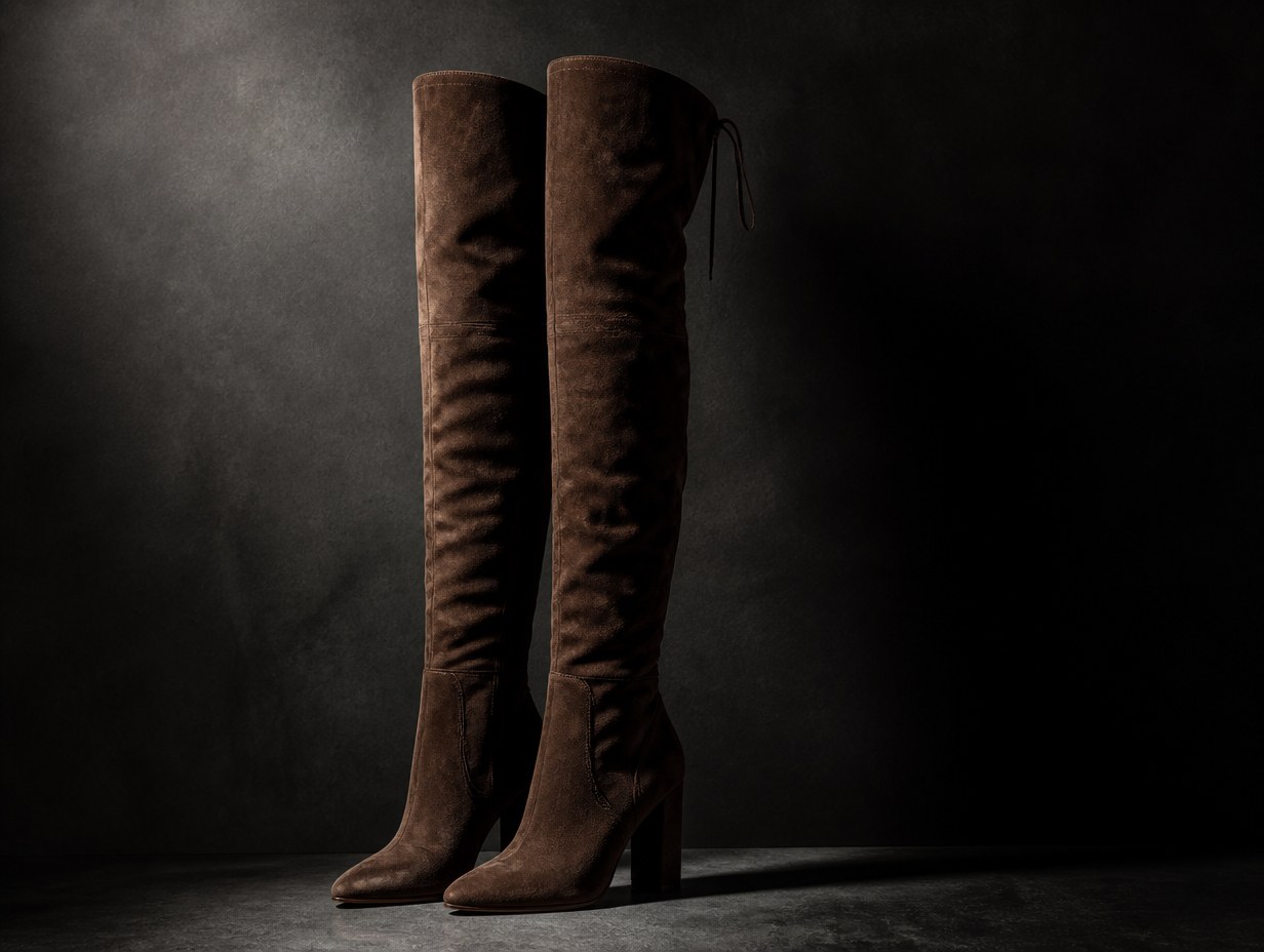 Over-the-Knee Boots mockup example