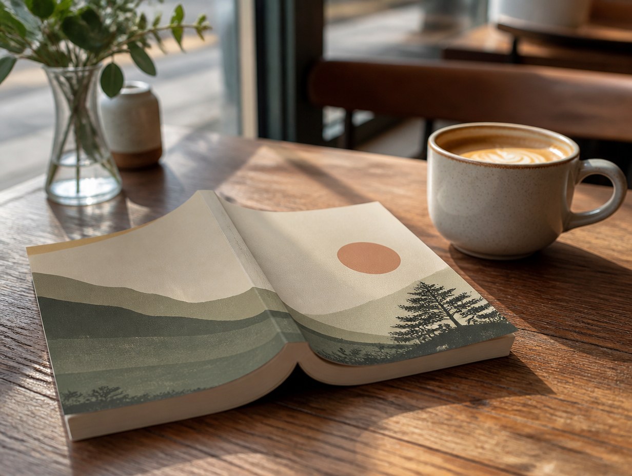 Paperback Book mockup example