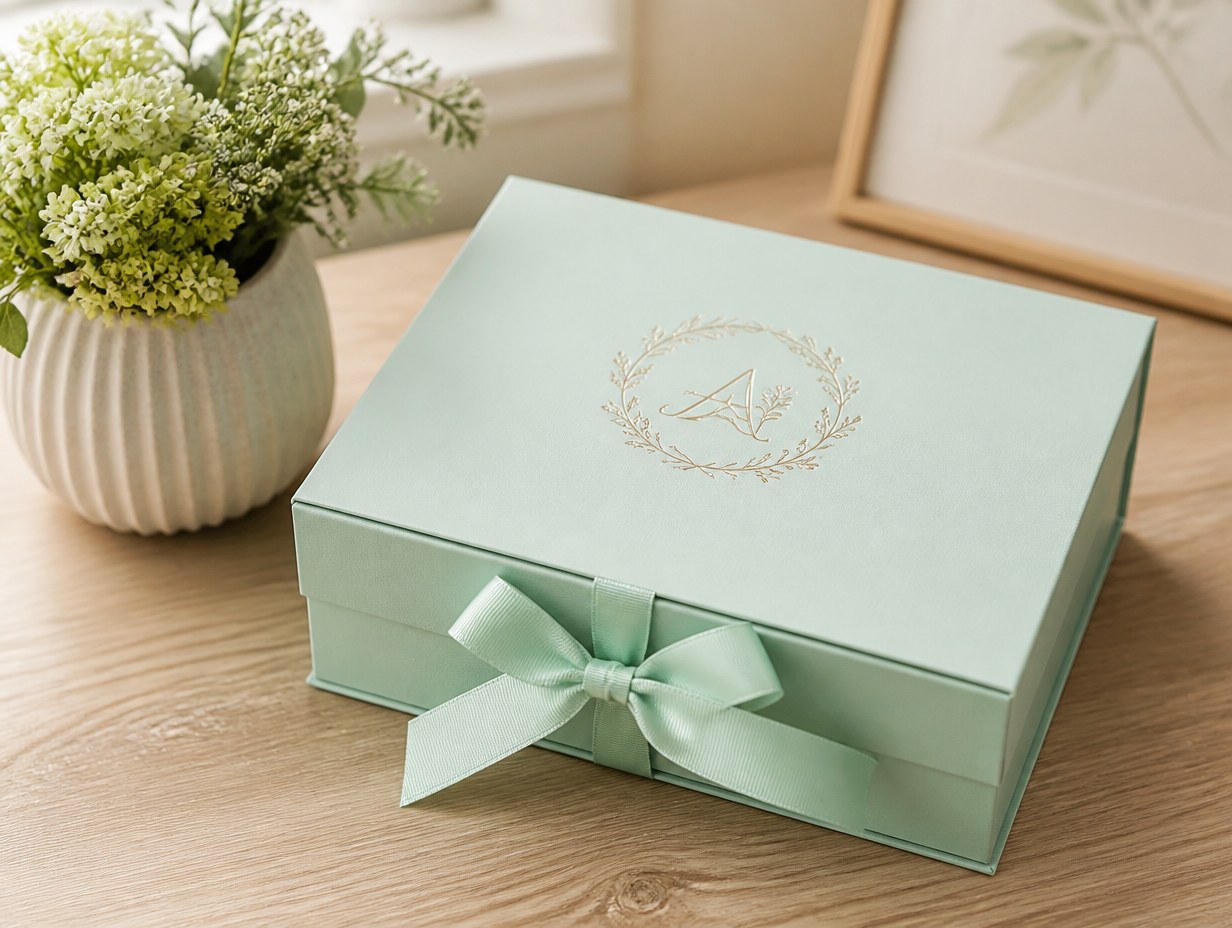 Pastel Gift Box mockup example