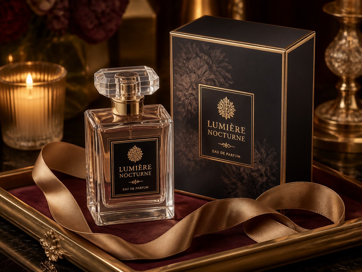 Perfume Gift Set mockup example