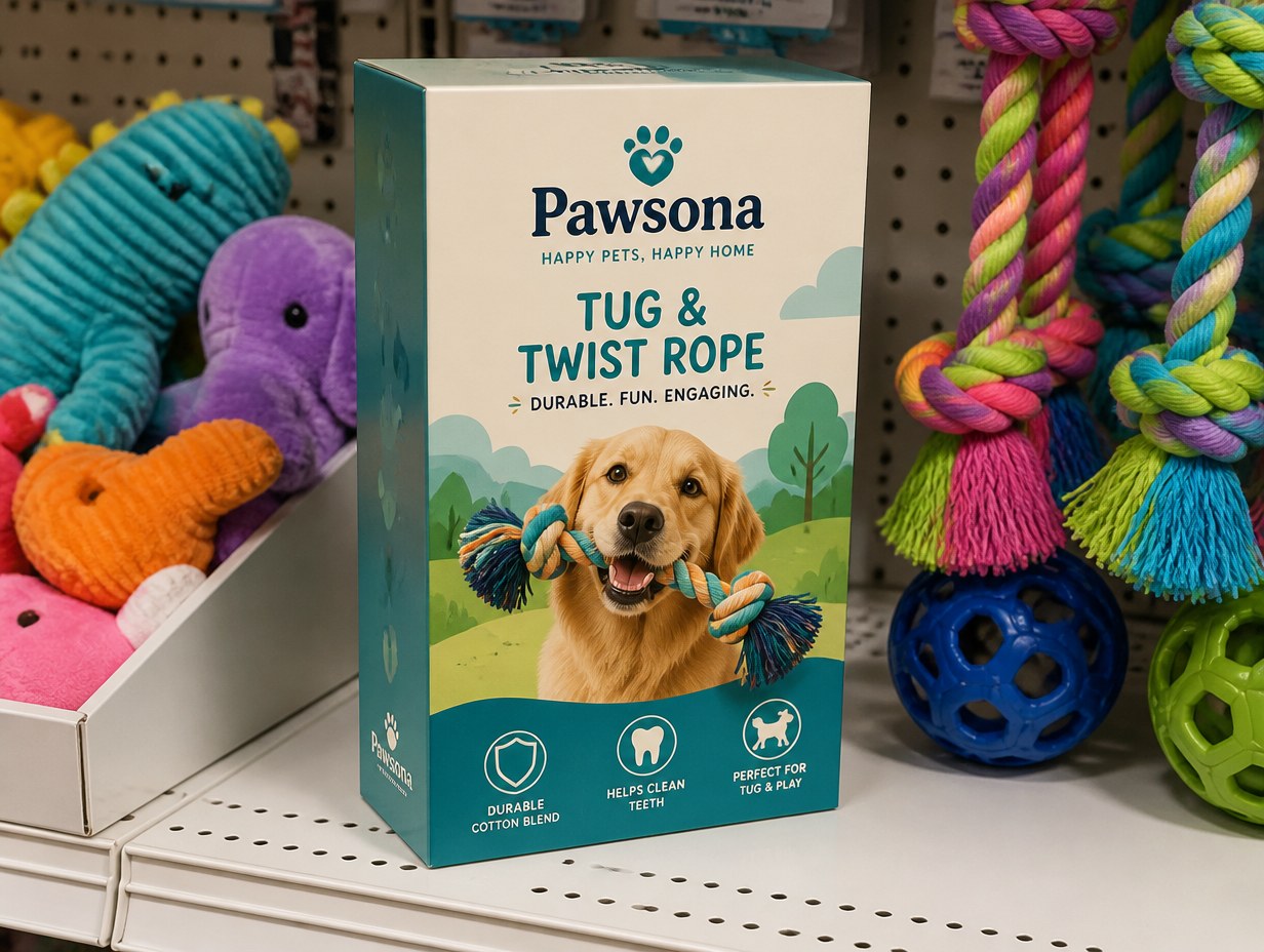 Pet Toy Box mockup example