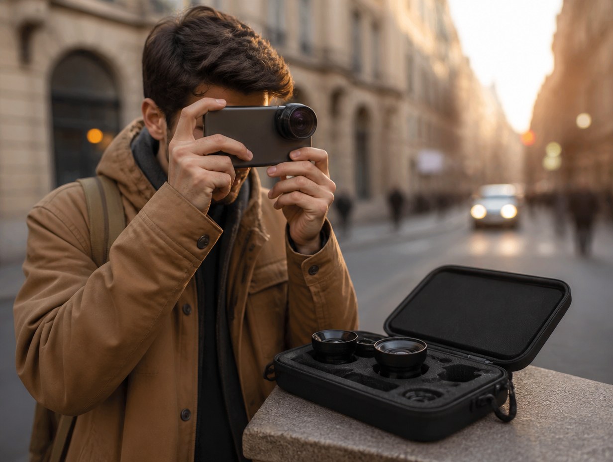 Phone Camera Lens Kit mockup example
