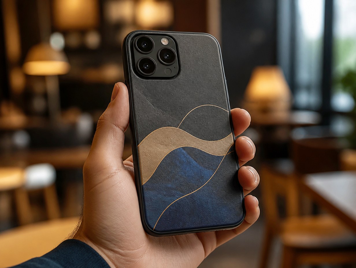 Phone Case in Hand mockup example