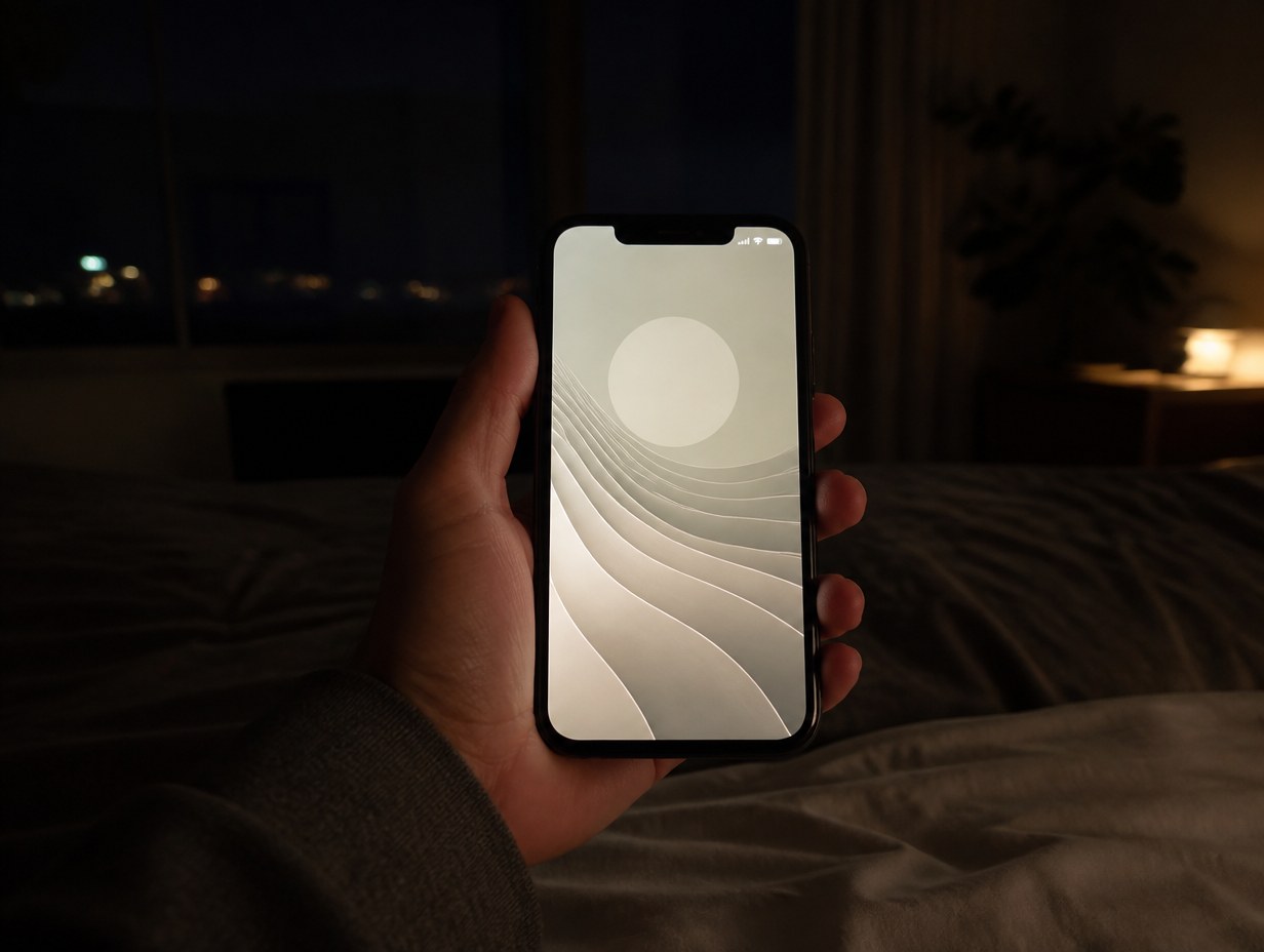 Phone Lock Screen mockup example