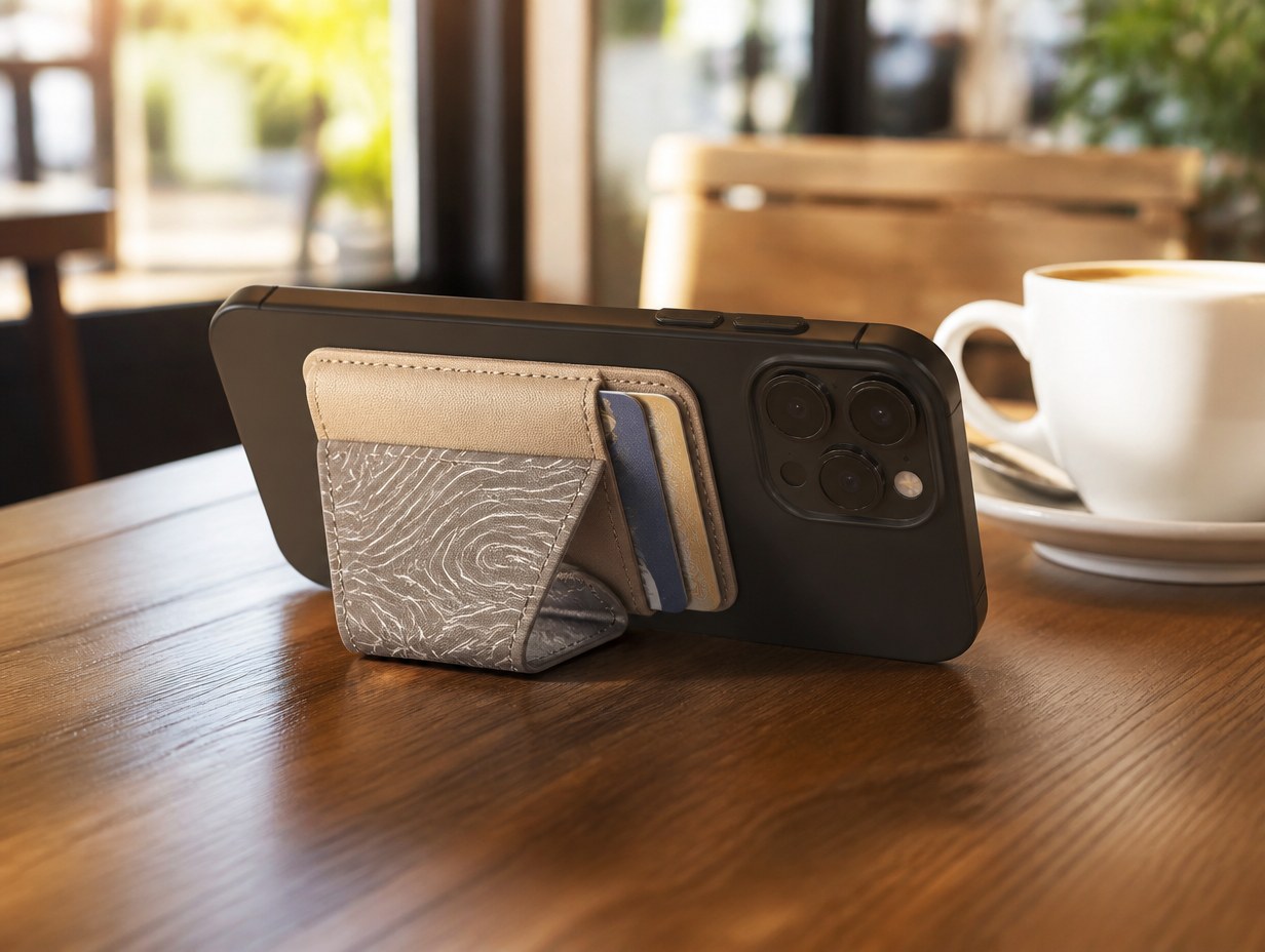 Phone Wallet Grip mockup example