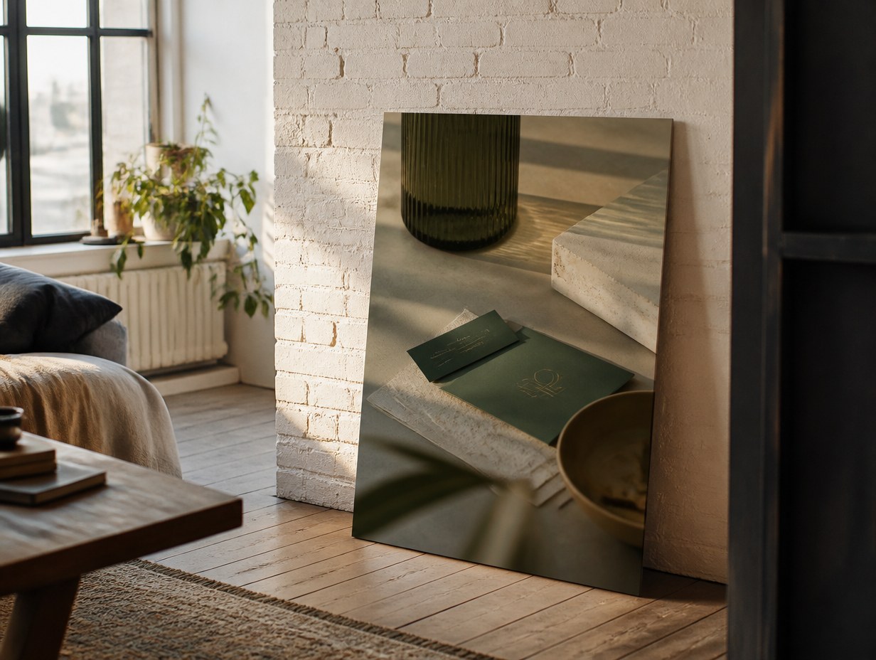 AI-generated photography print mockup sample