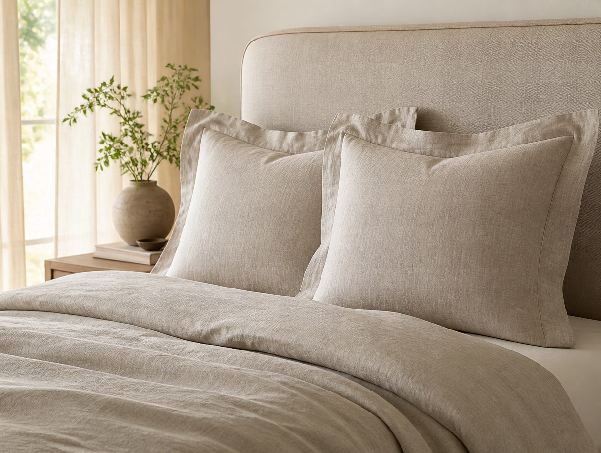 AI-generated pillow sham mockup sample