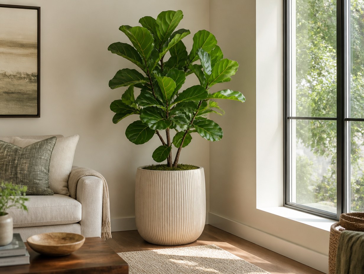 AI-generated planter mockup sample