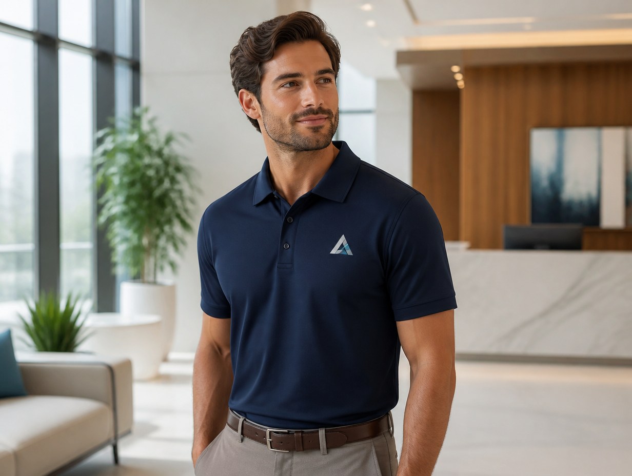 Polo Shirt mockup example