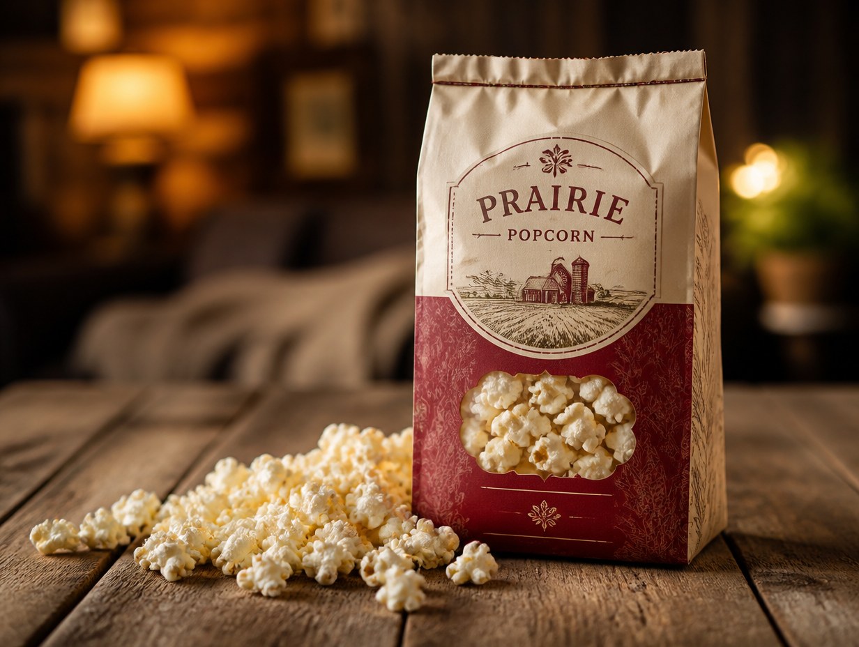 Popcorn Bag mockup example