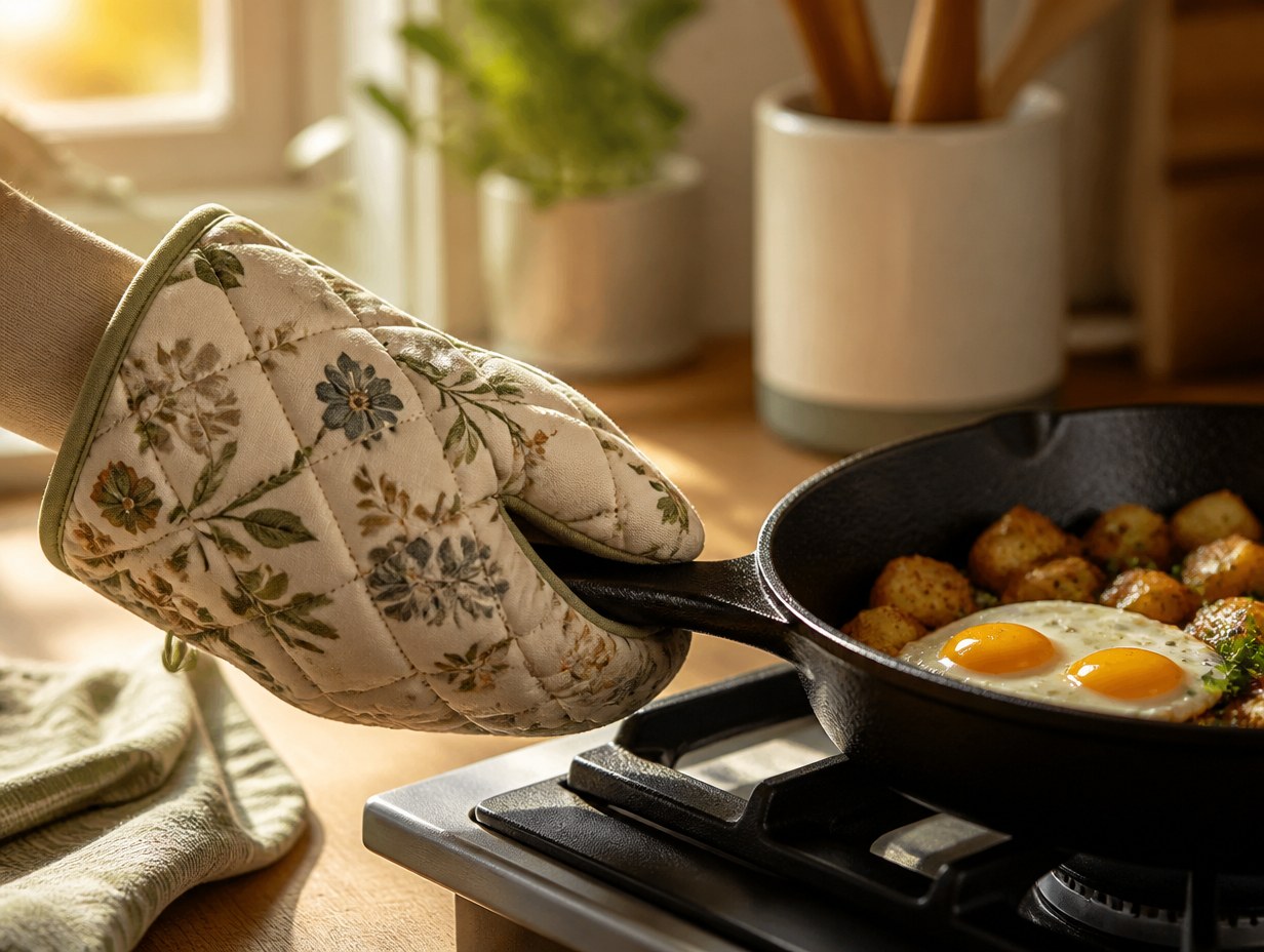 AI-generated pot holder mockup sample
