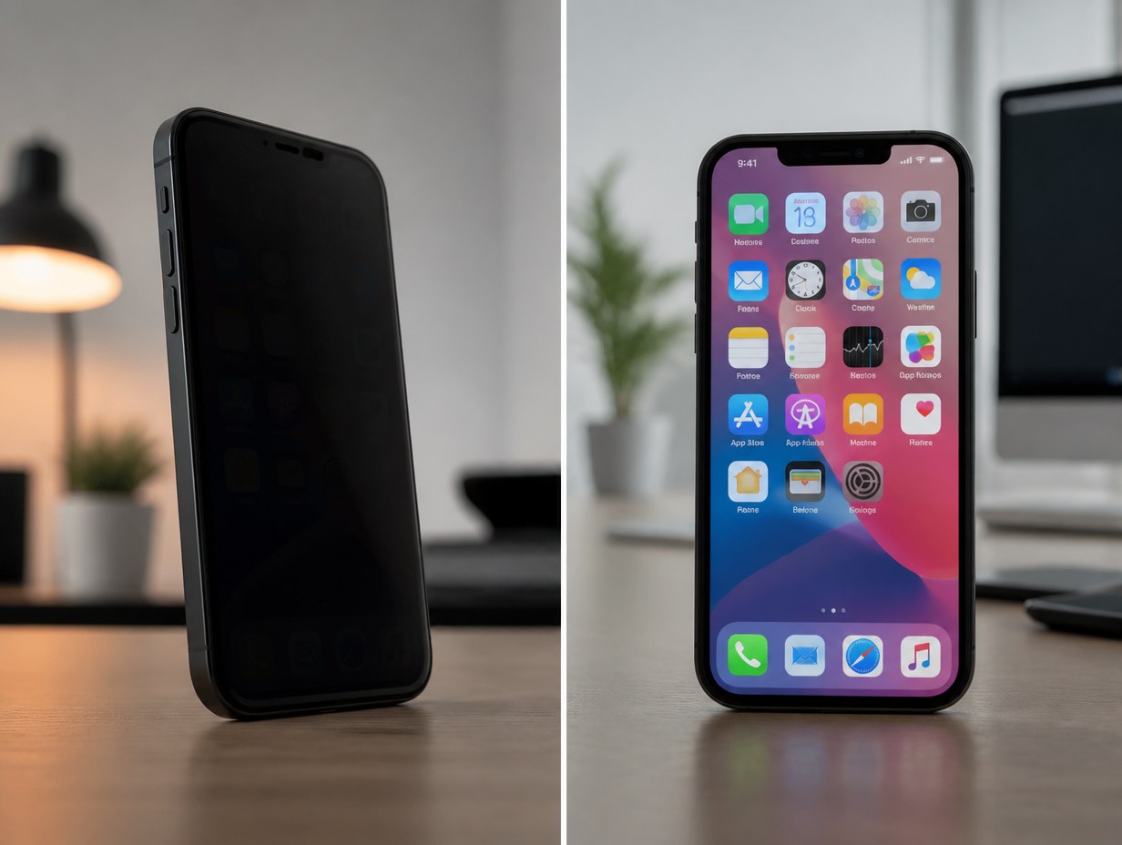 Privacy Screen Protector mockup example