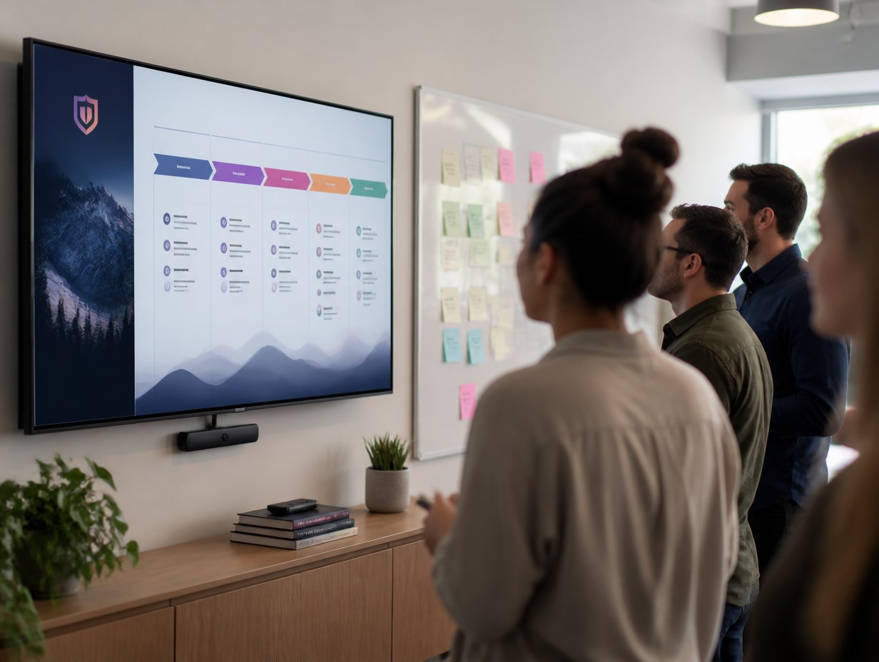 Product Roadmap Slide mockup example
