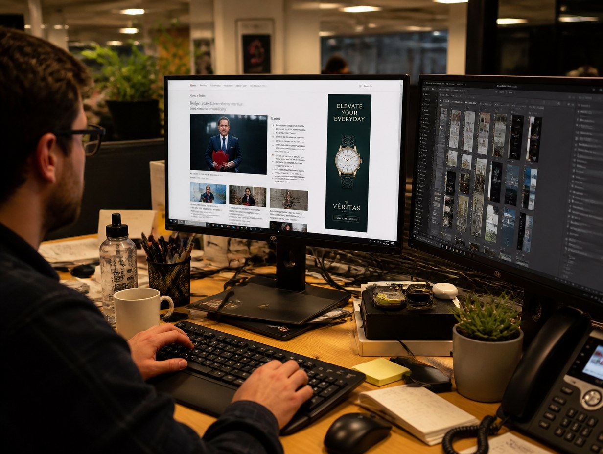 AI-generated programmatic ad mockup sample