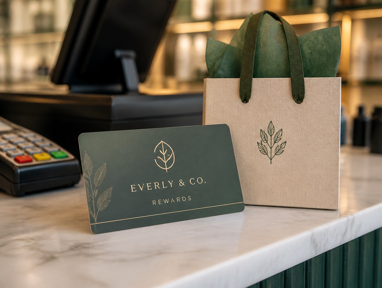 Rewards Card mockup example