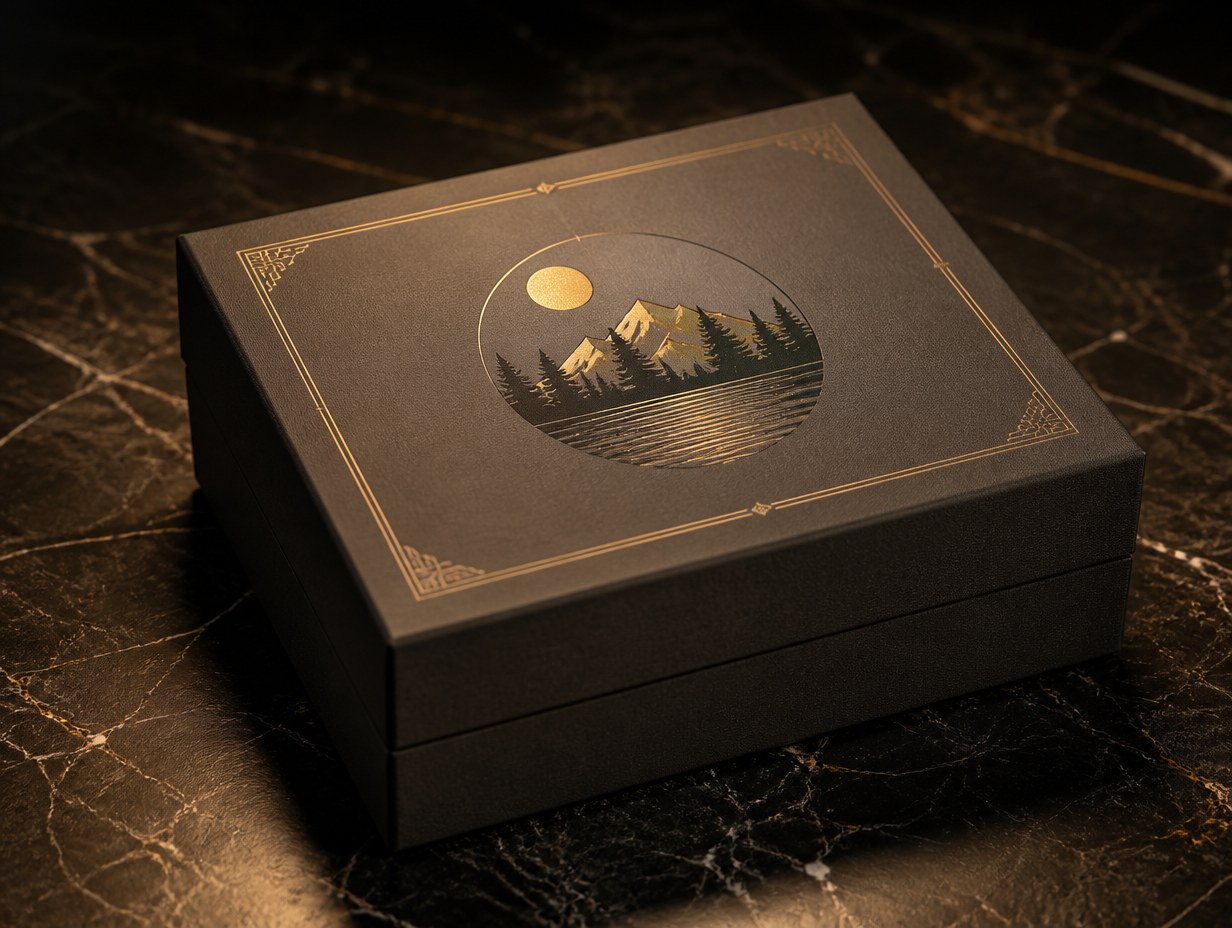 Rigid Gift Box mockup example