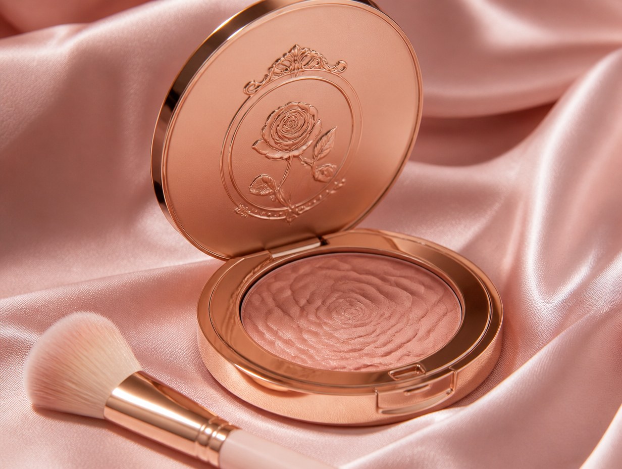 Rose Gold Compact mockup example
