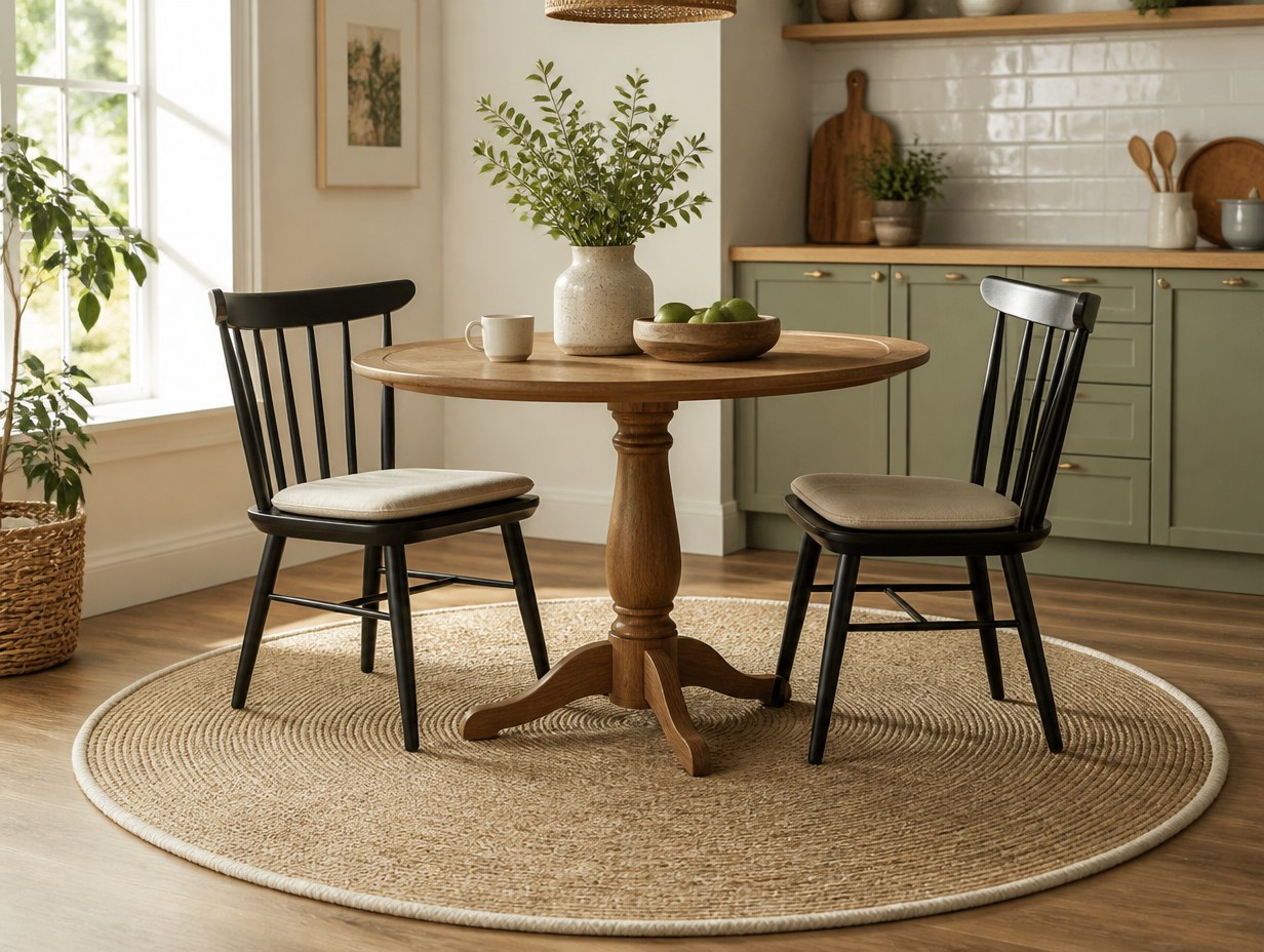 Round Rug mockup example