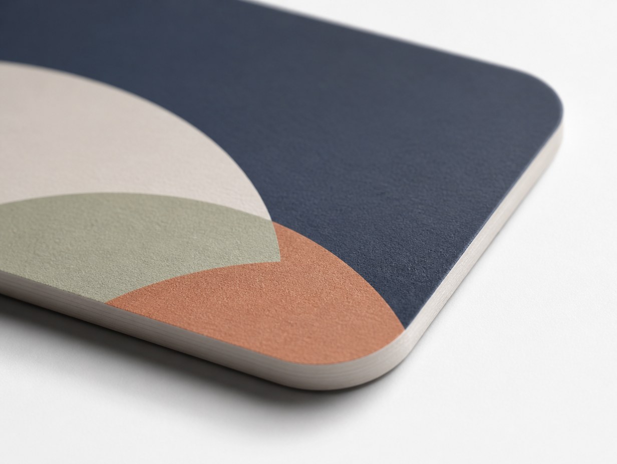 Rounded Corner Business Card mockup example