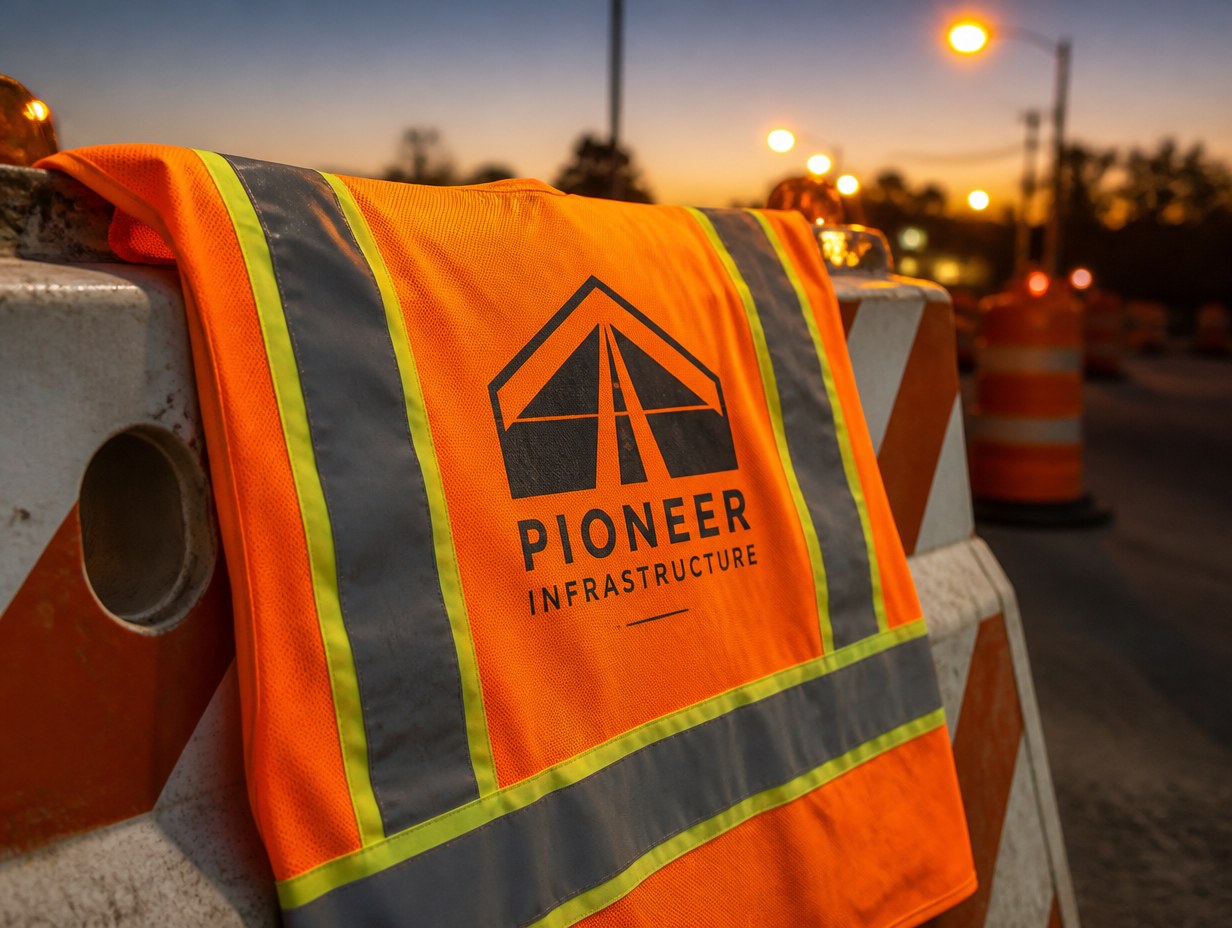 AI-generated safety vest mockup sample