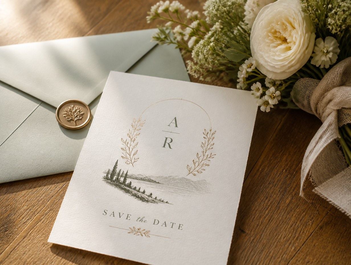Save the Date mockup example