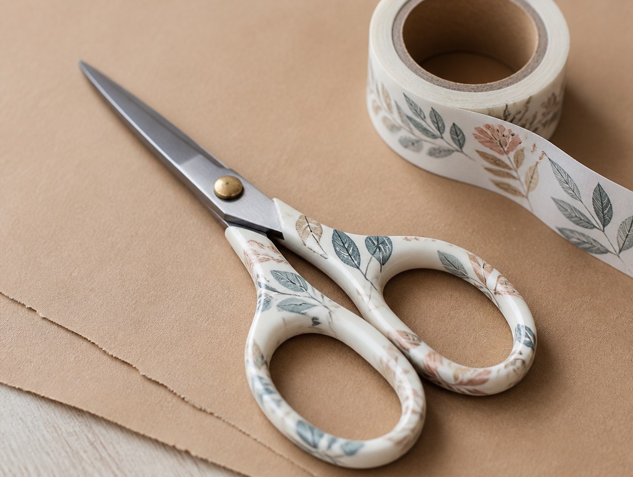AI-generated scissors mockup sample