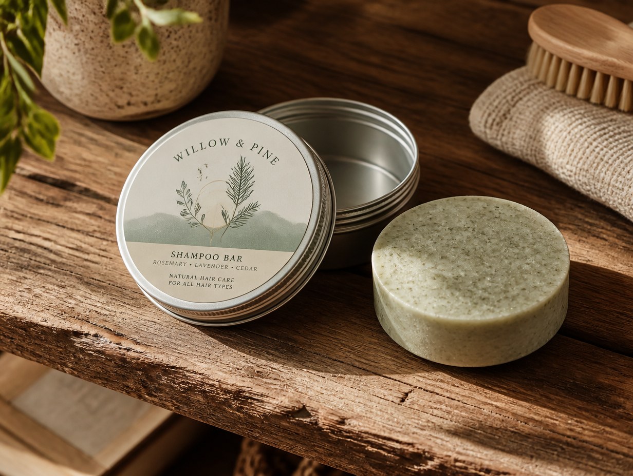 Shampoo Bar Tin mockup example