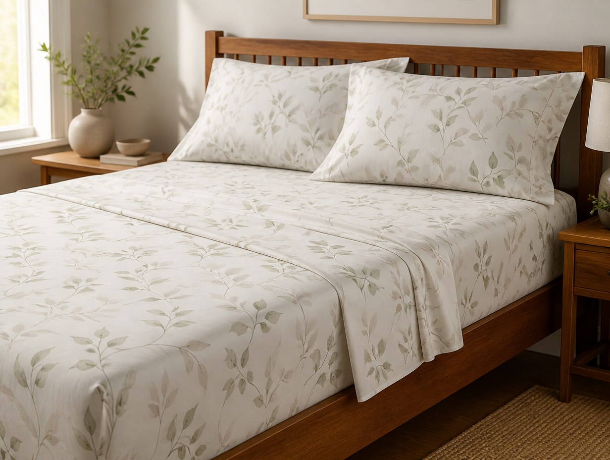 AI-generated sheet set mockup sample