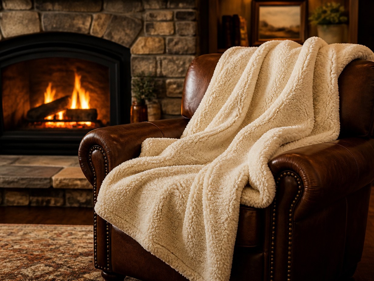 Sherpa Blanket mockup example