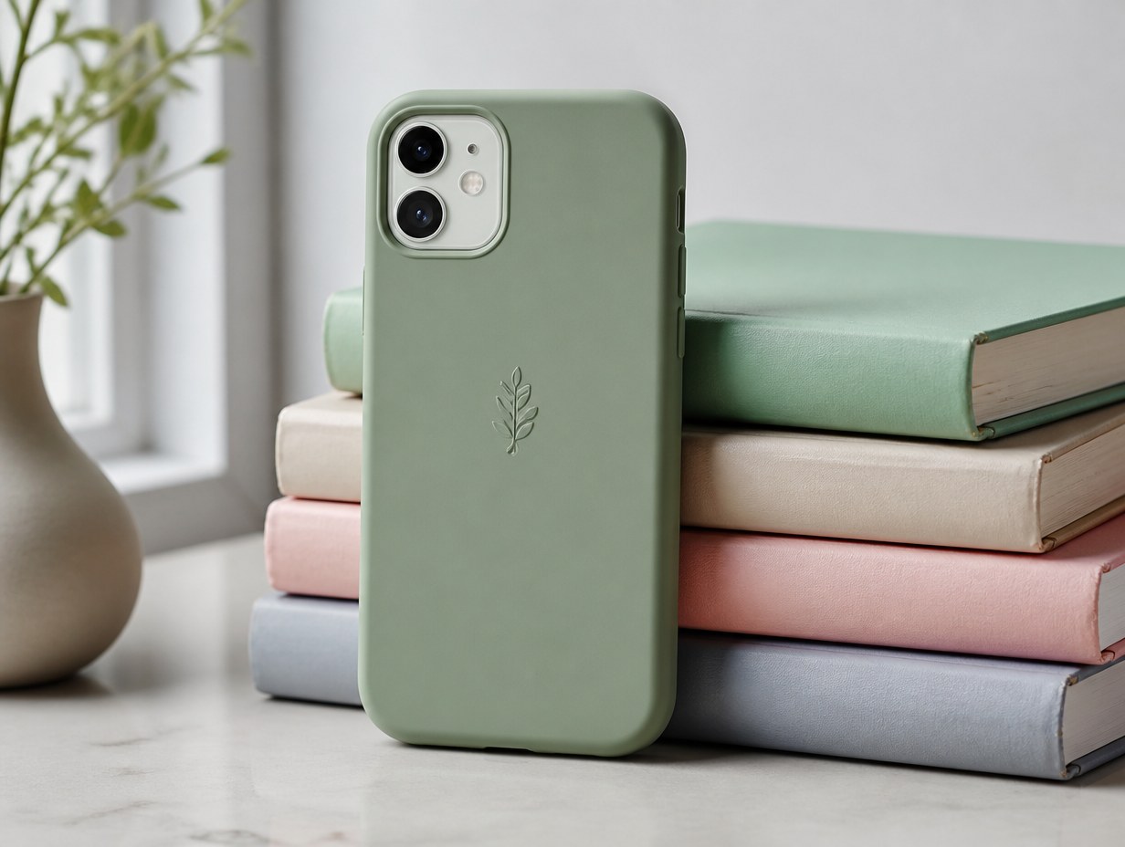 Silicone Phone Case mockup example