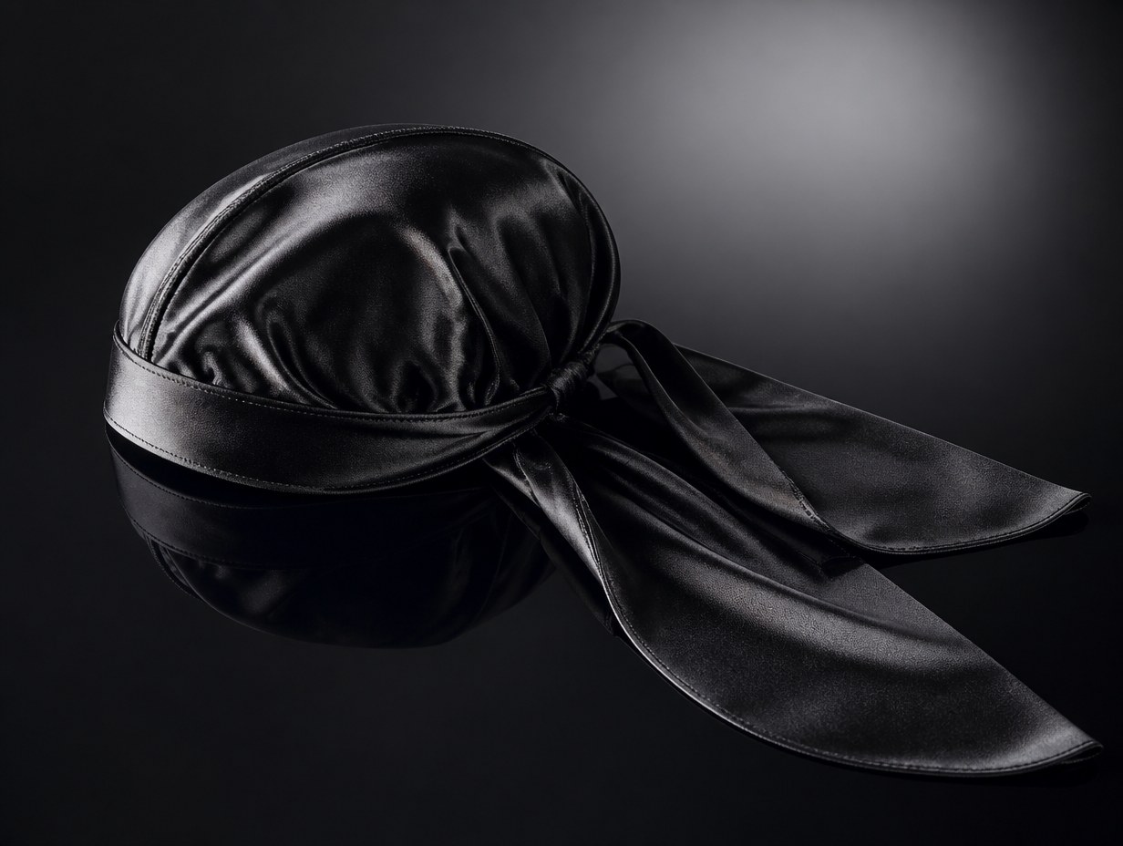 AI-generated silky durag mockup sample