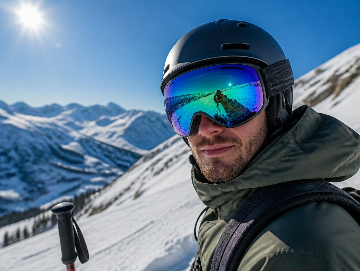 Ski Goggles mockup example