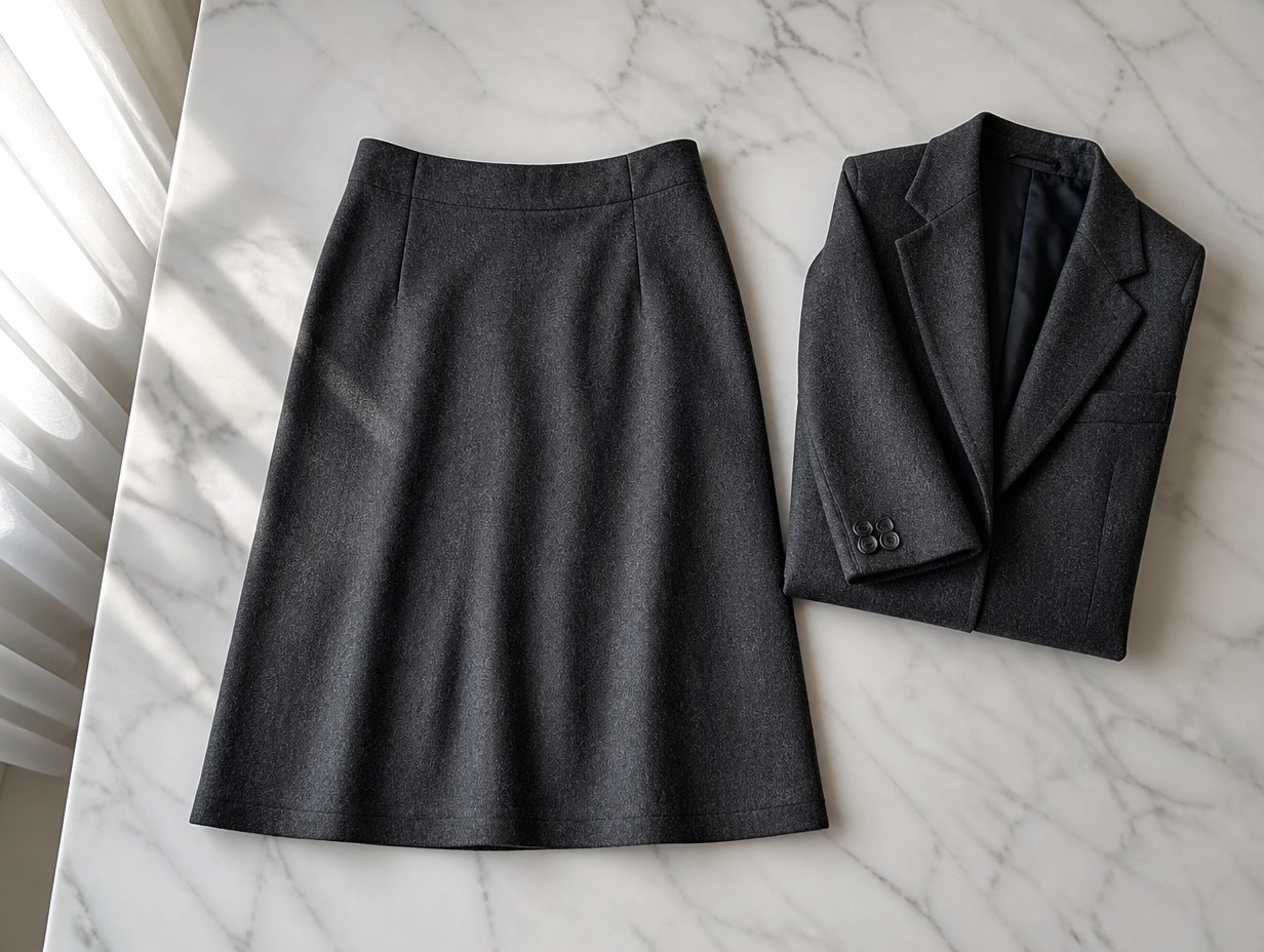 AI-generated skirt mockup sample