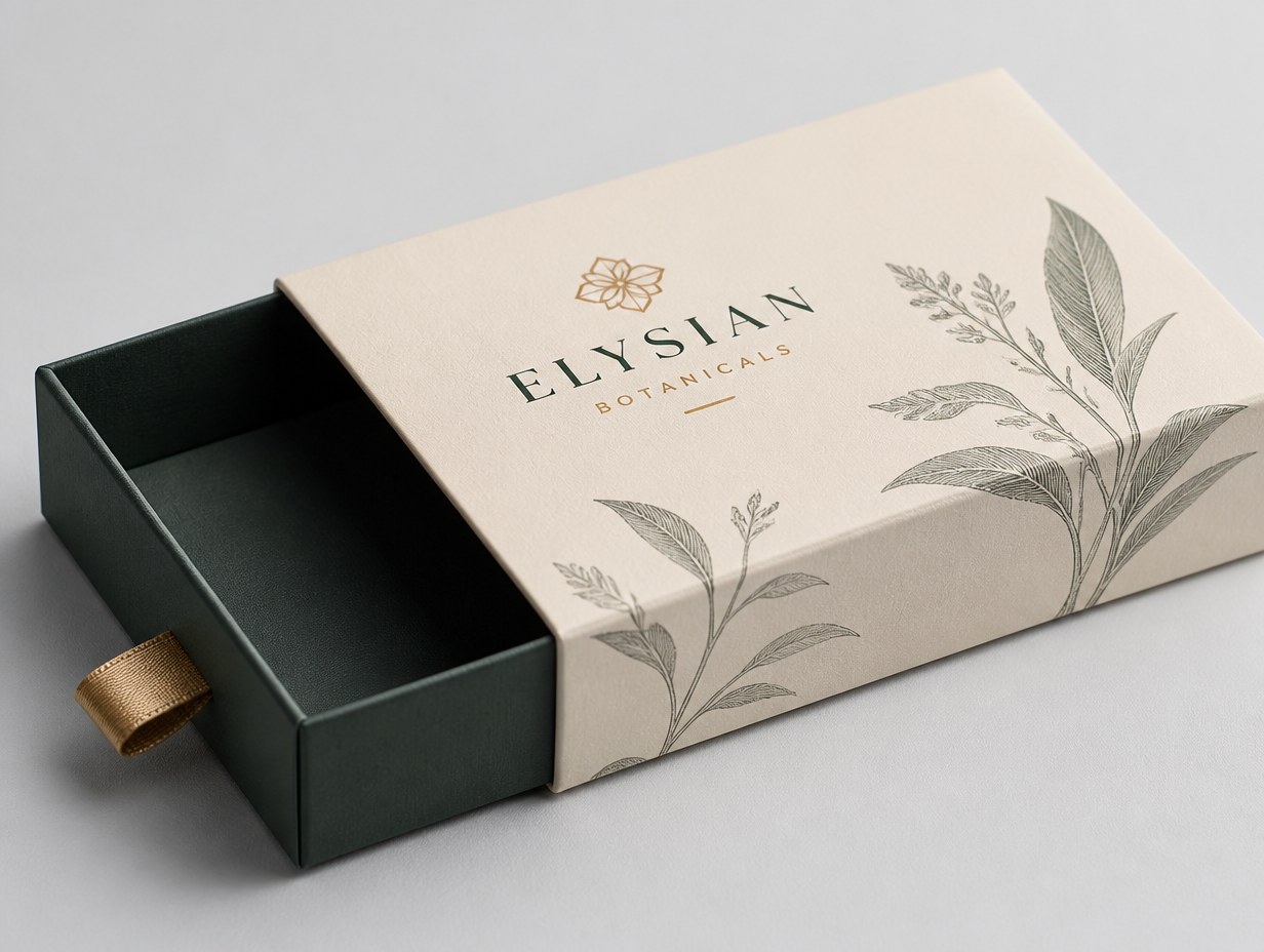 Slide Open Box mockup example