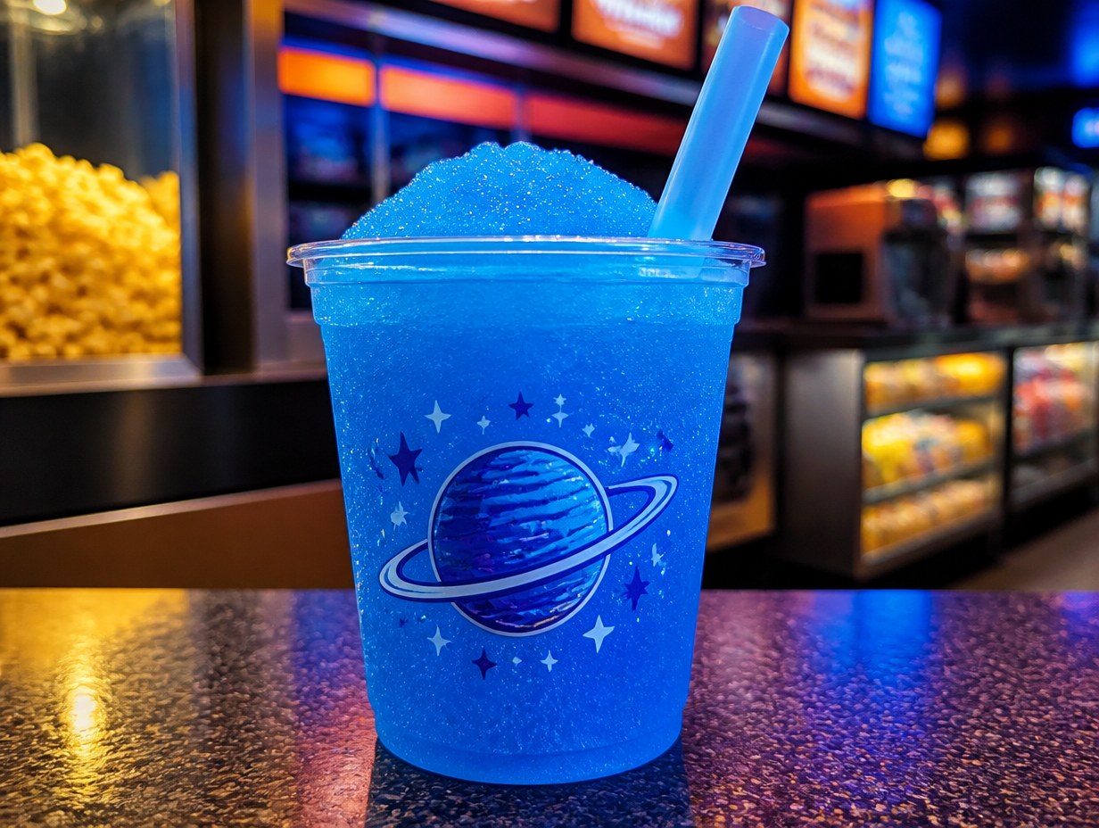 AI-generated slushie cup mockup sample