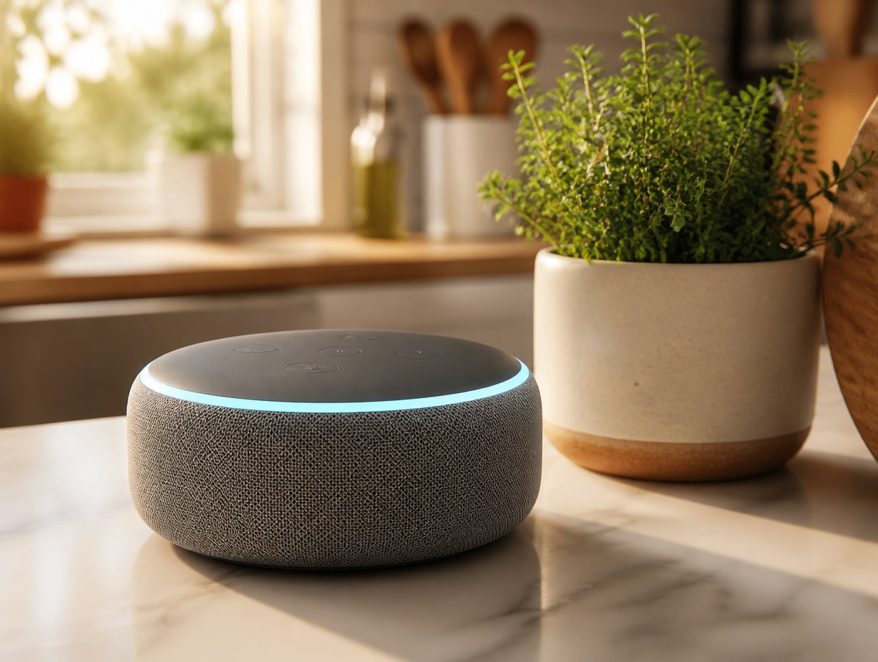 Smart Speaker mockup example