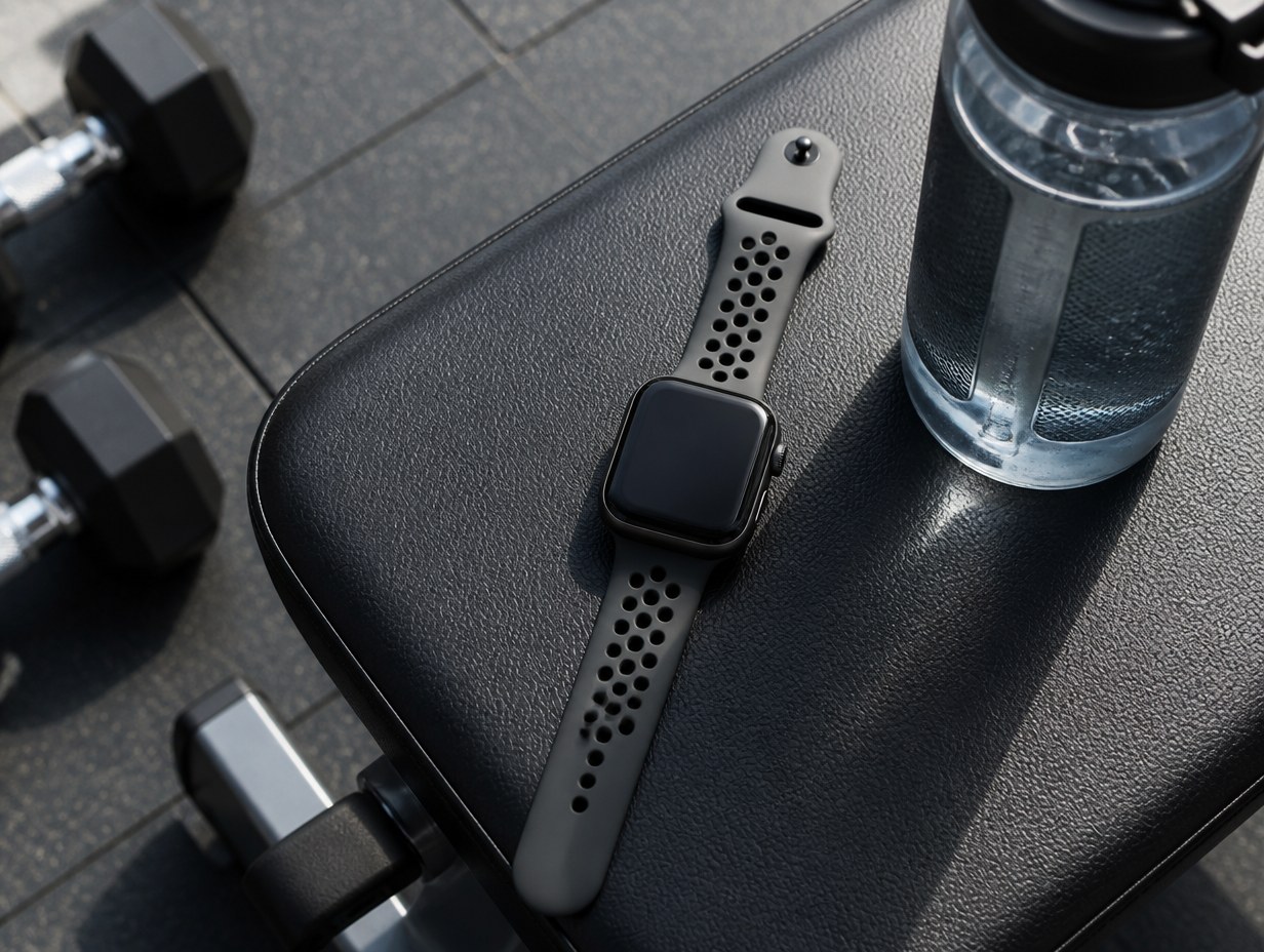 AI-generated smartwatch band mockup sample