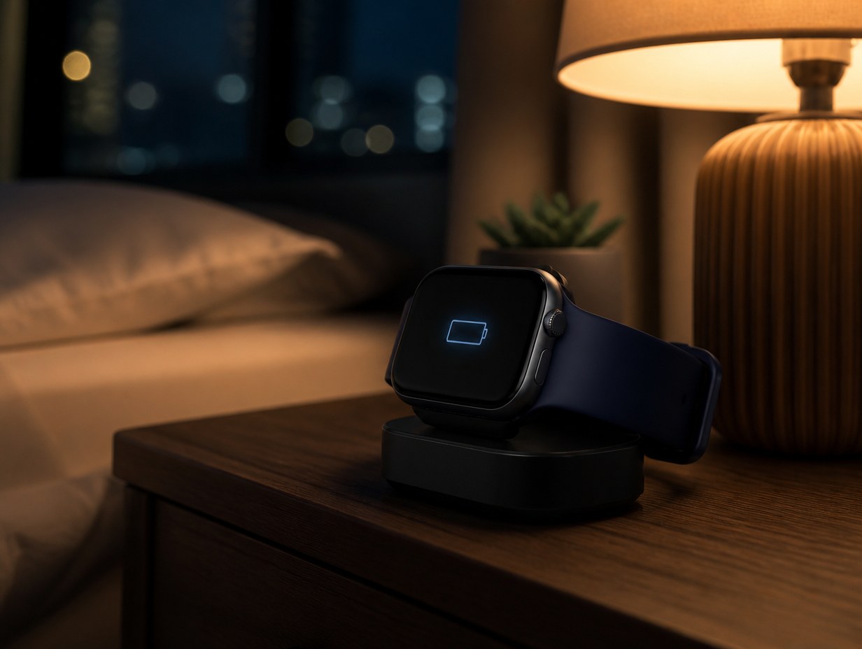 Smartwatch Charging mockup example