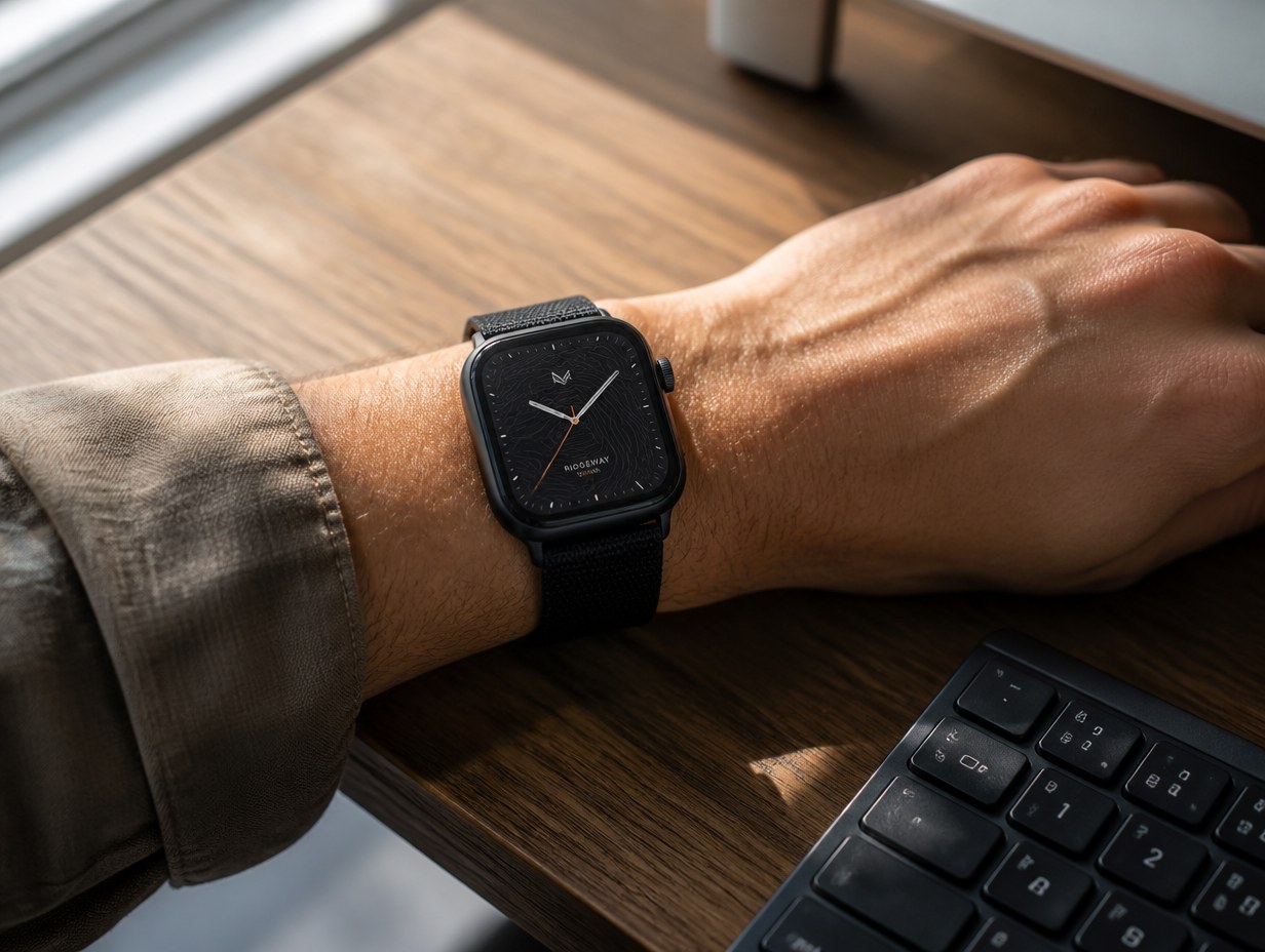 Smartwatch mockup example