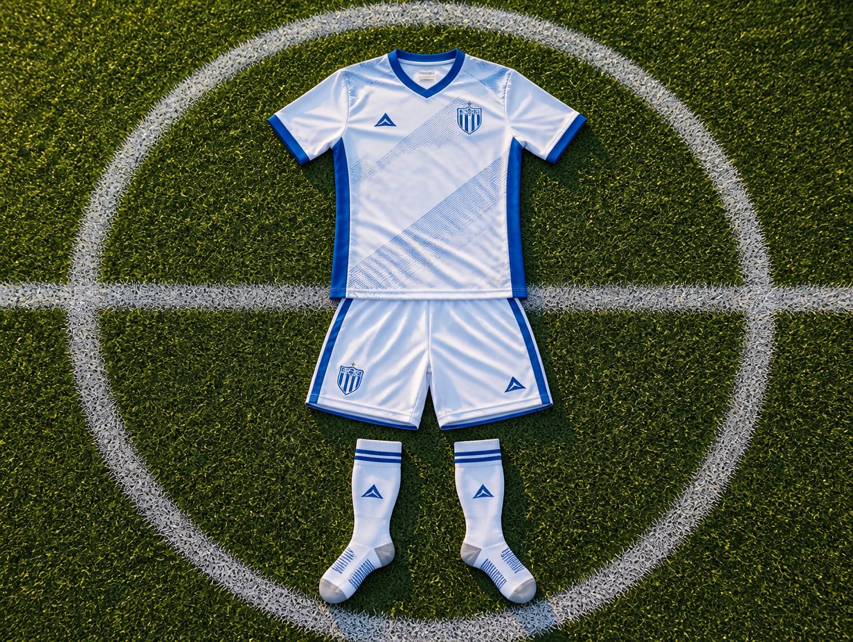 AI-generated soccer kit mockup sample