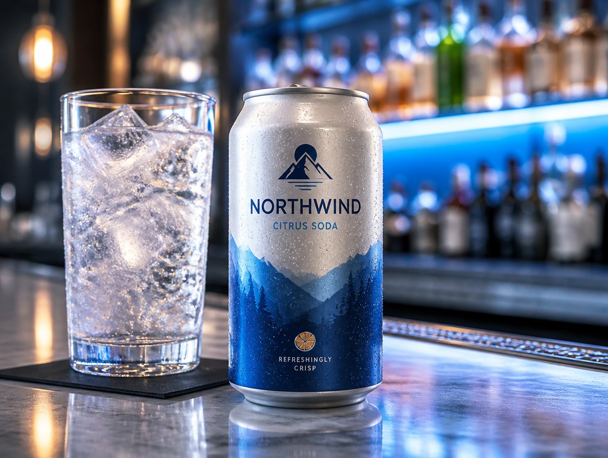 Soft Drink Can mockup example