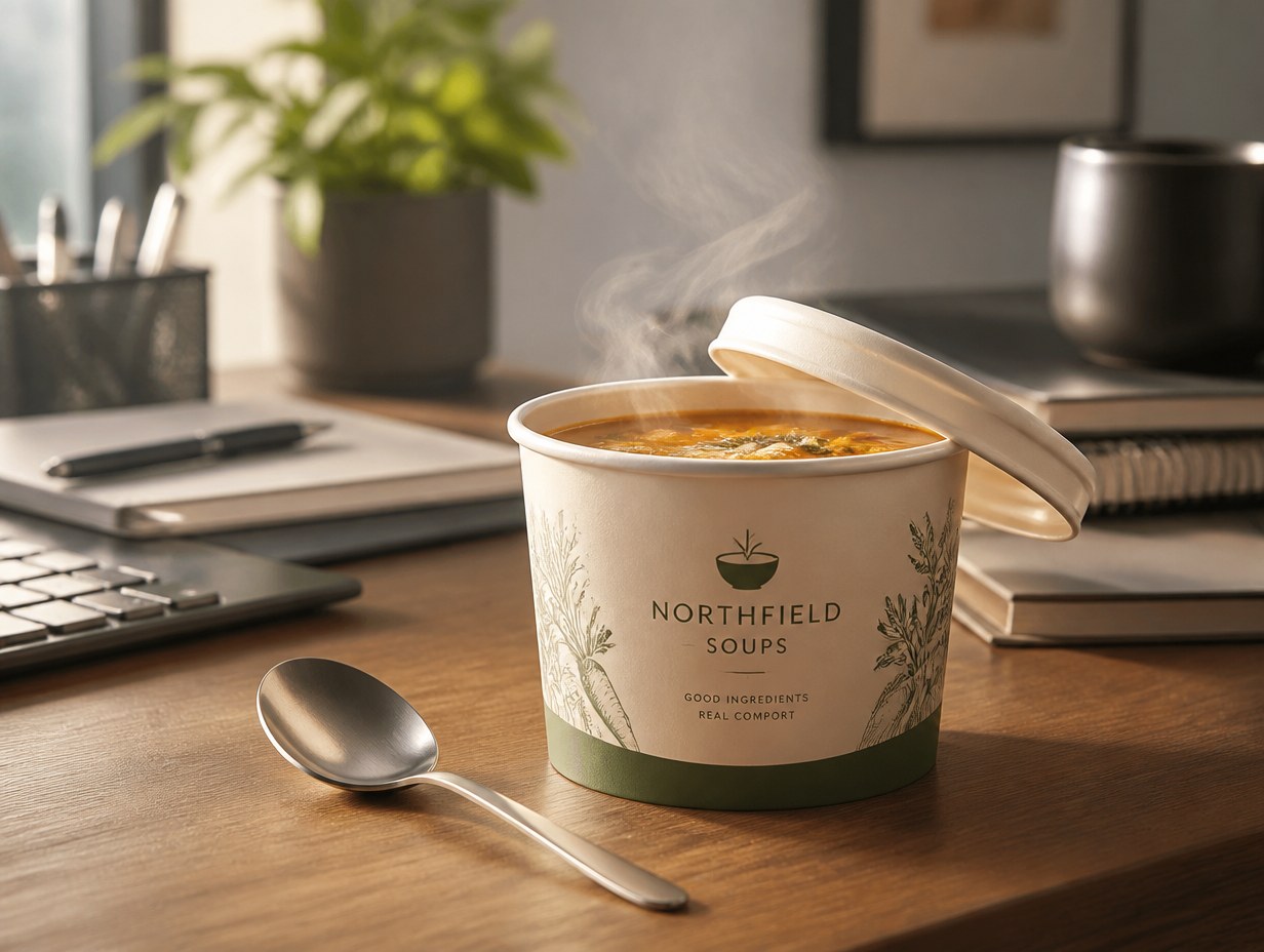 Soup Container mockup example