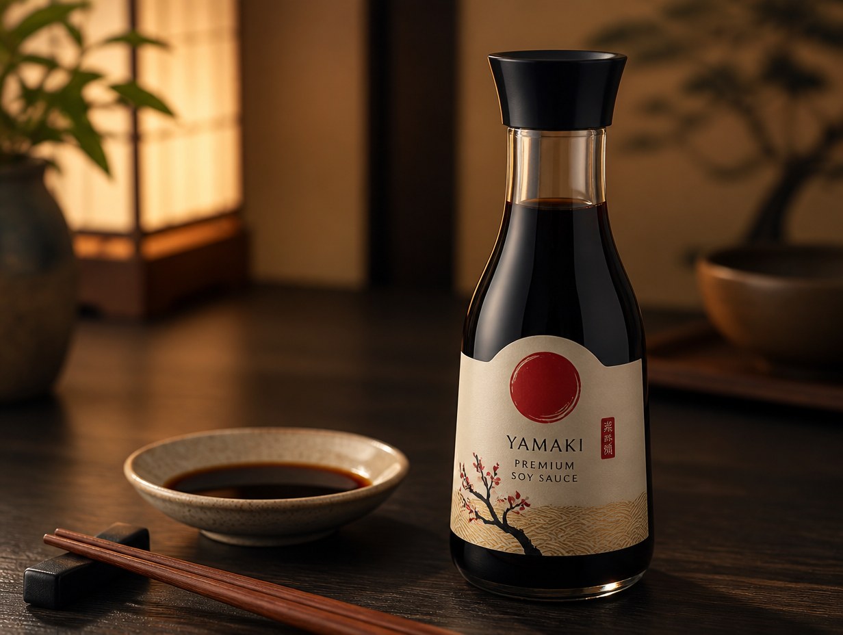 Soy Sauce Bottle mockup example