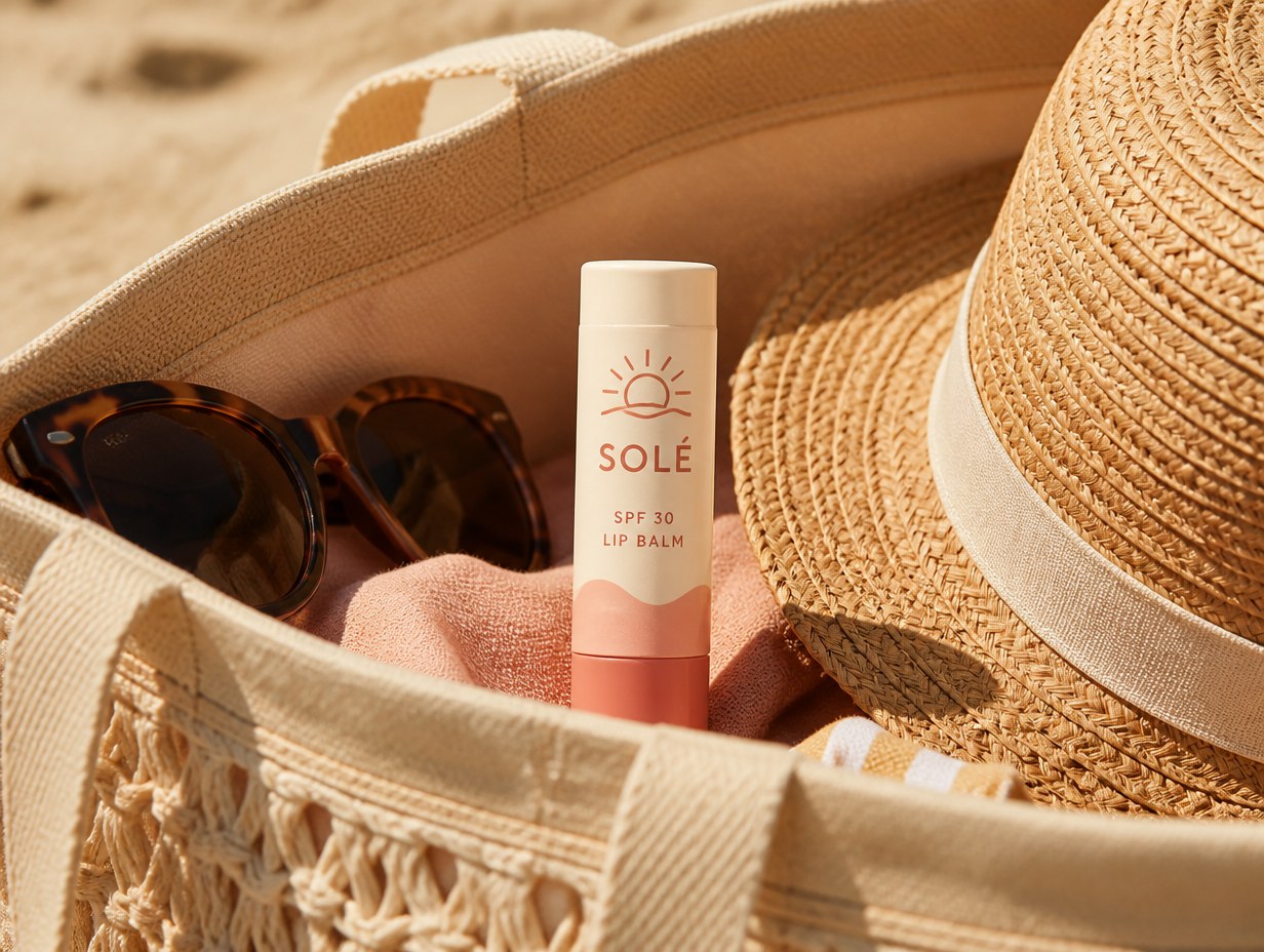 SPF Lip Balm mockup example