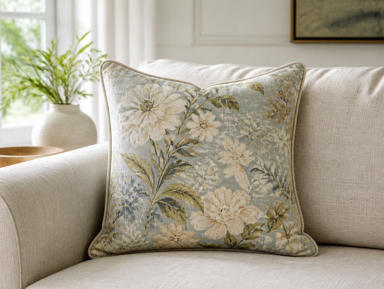 Square Pillow Cover mockup example