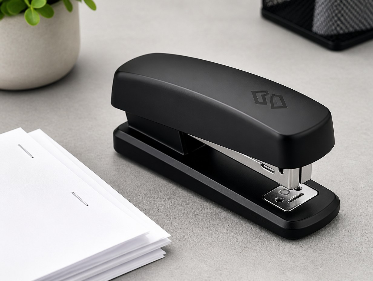 AI-generated stapler mockup sample